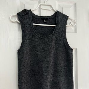 Charcoal grey sweater vest